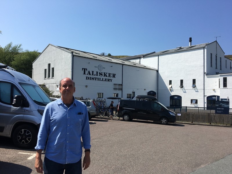 Talisker Distillery on the Isle of Skye, Scotland